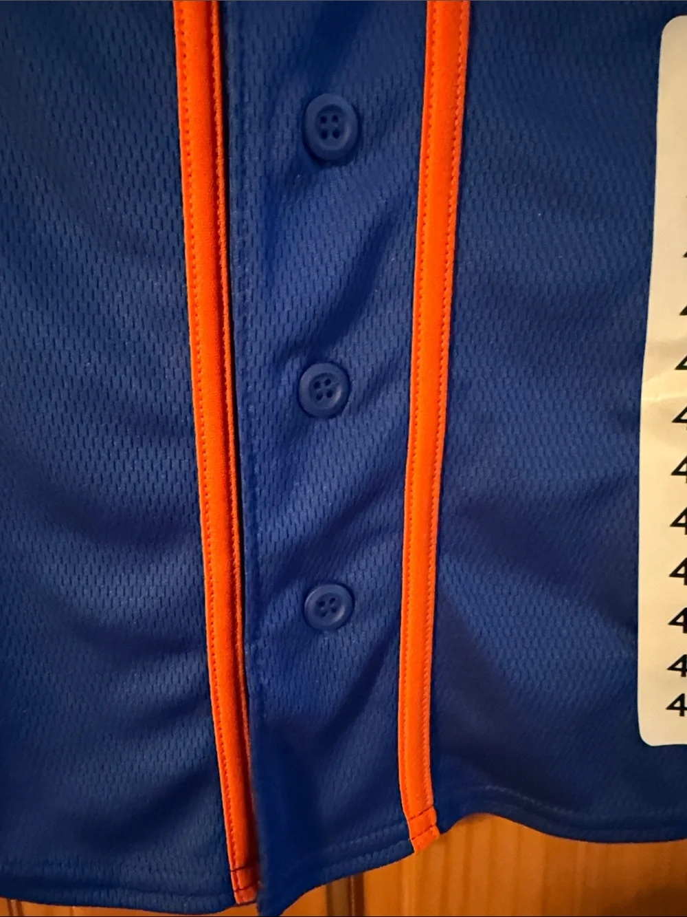 Genuine Merchandise Kids New York Mets Blue and Orange Baseball Jersey